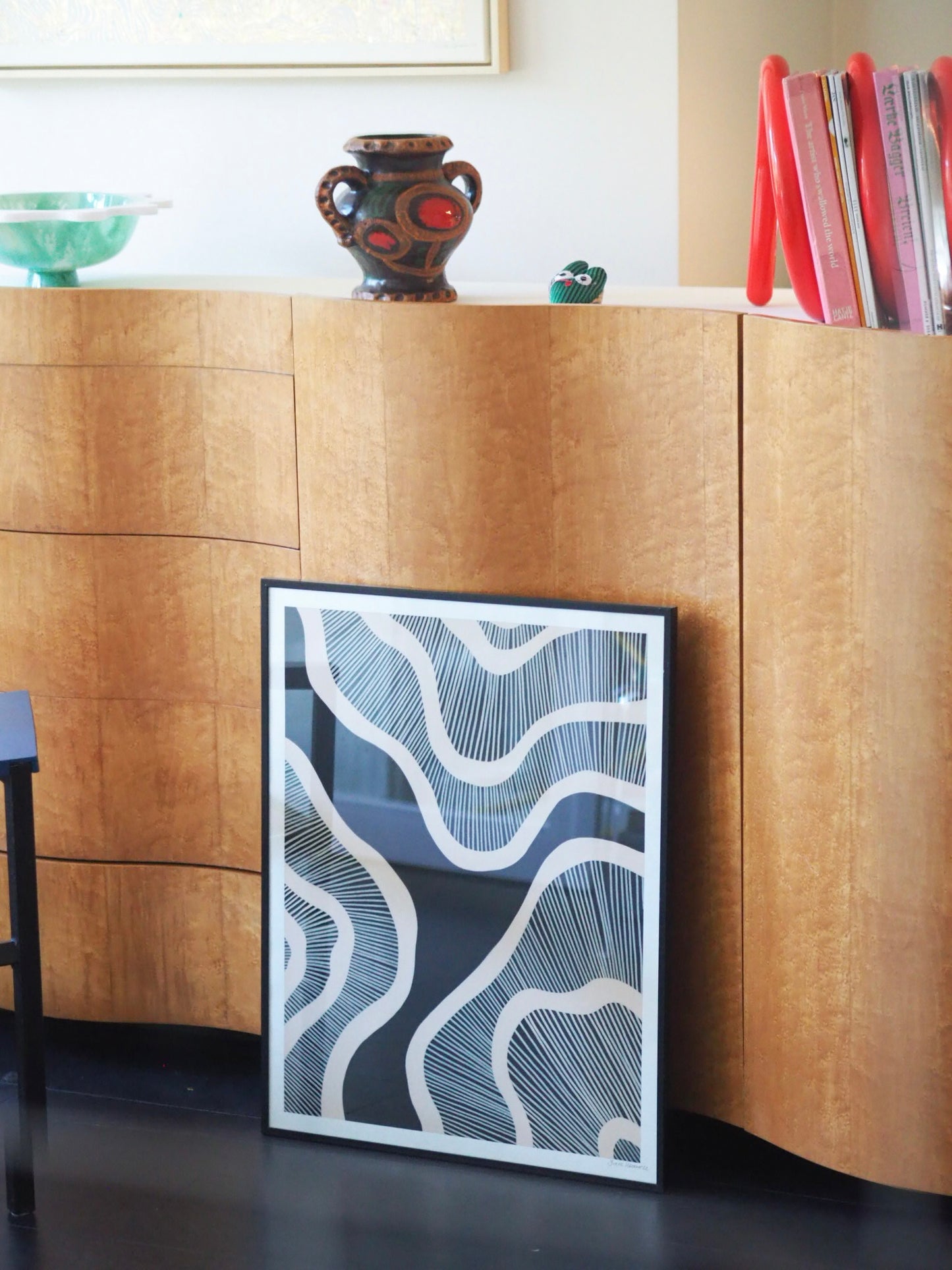 HYPERSPACE - BLACK (50w x 65h cm)