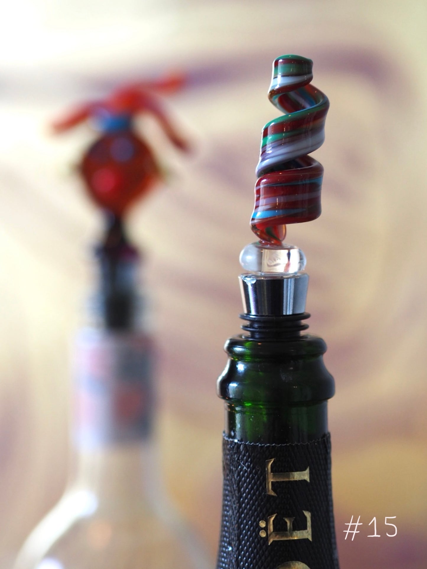 GLASS BOTTLE STOPPER - VENETIAN