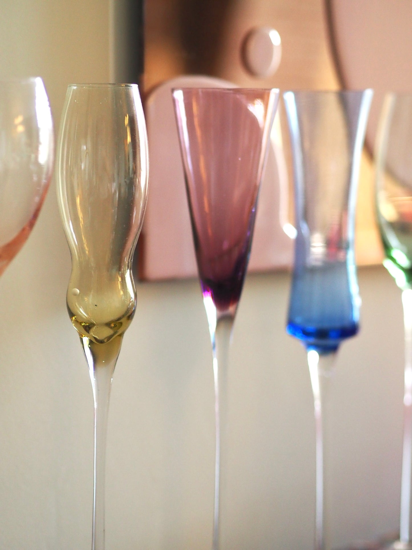 CHAMPAGNE FLUTES - SET OF 5