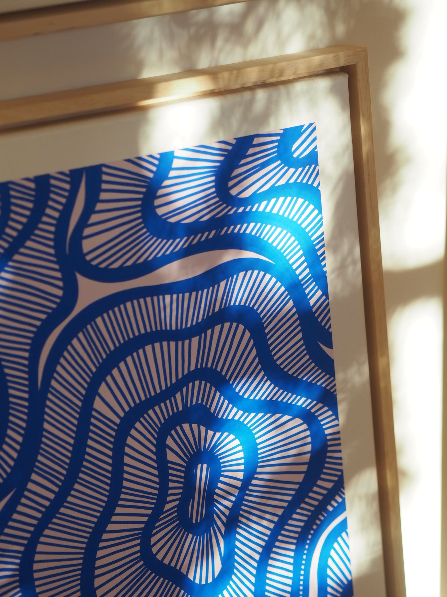 HYPERSPACE - COBALT (40w x 50h cm)