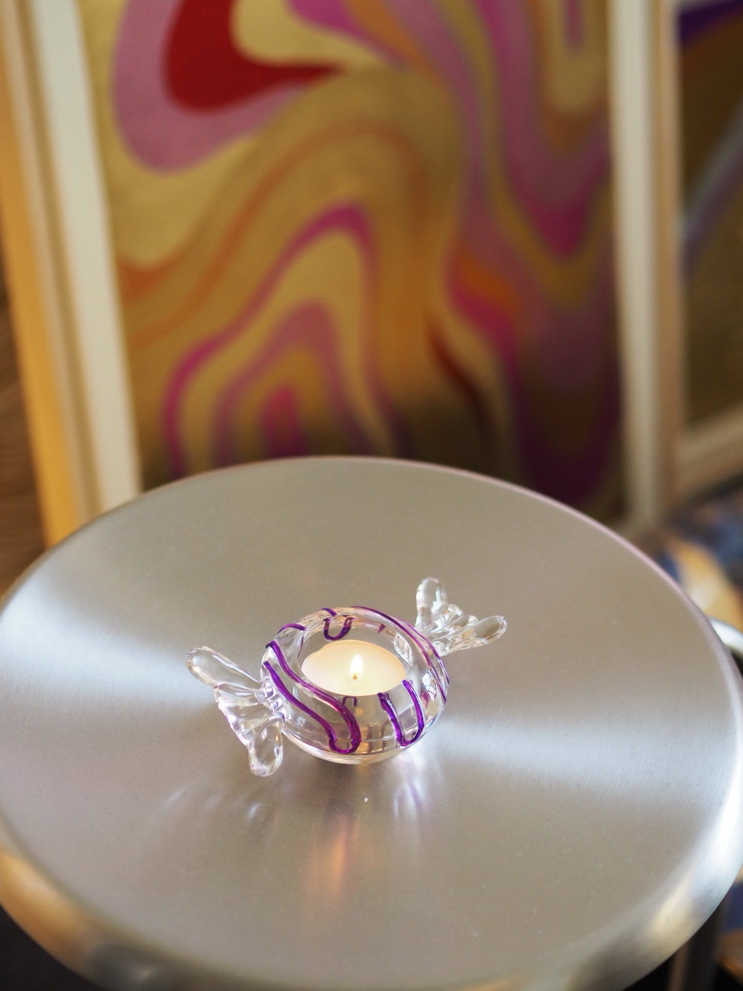 TEA LIGHT HOLDER - CANDY