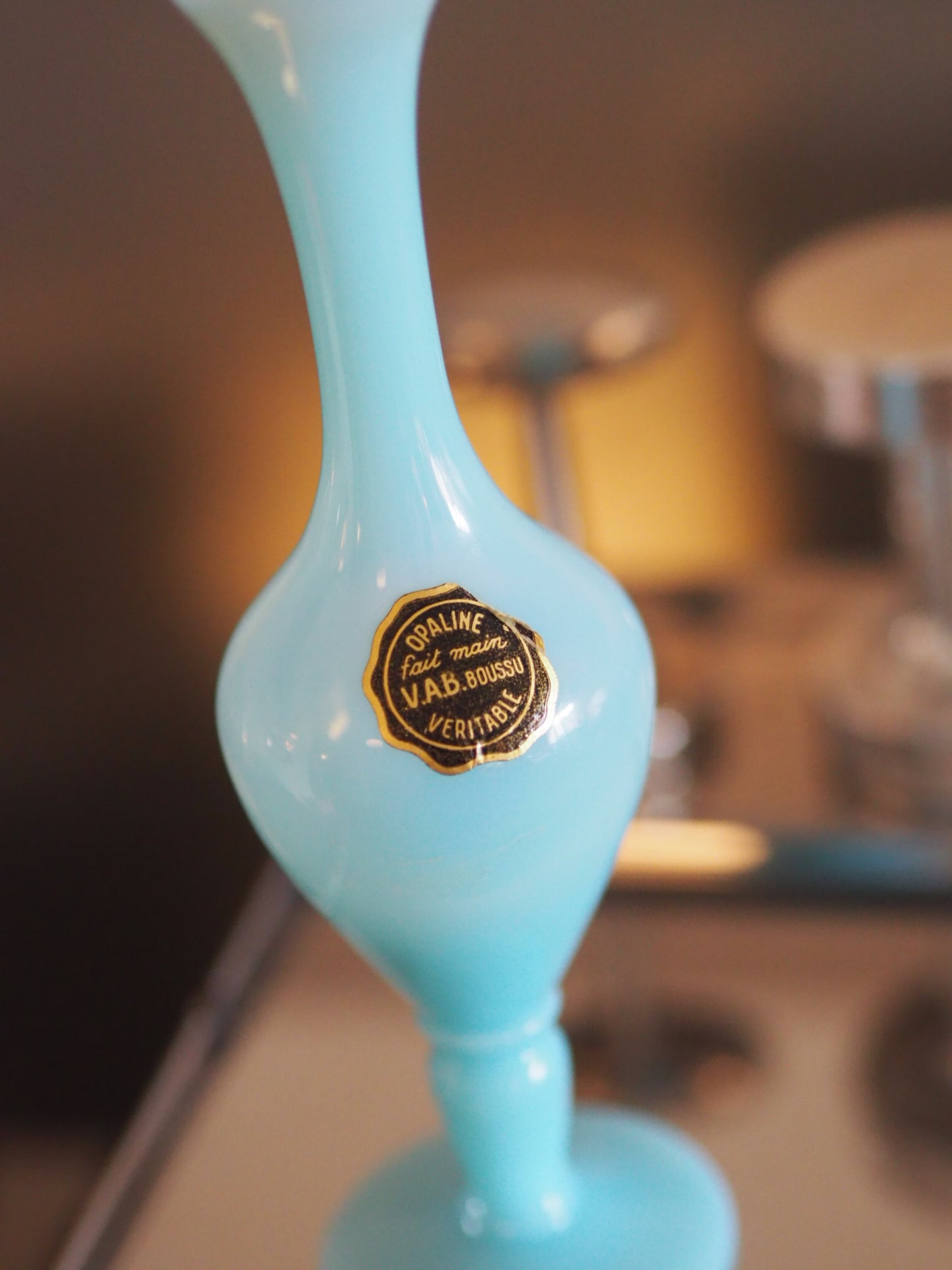 SMALL VASE - FRENCH OPALINE