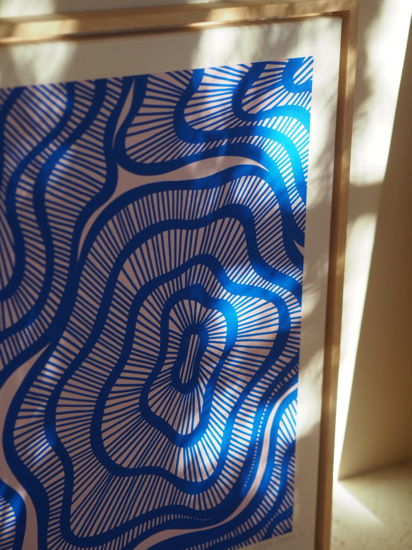 HYPERSPACE - COBALT (40w x 50h cm)