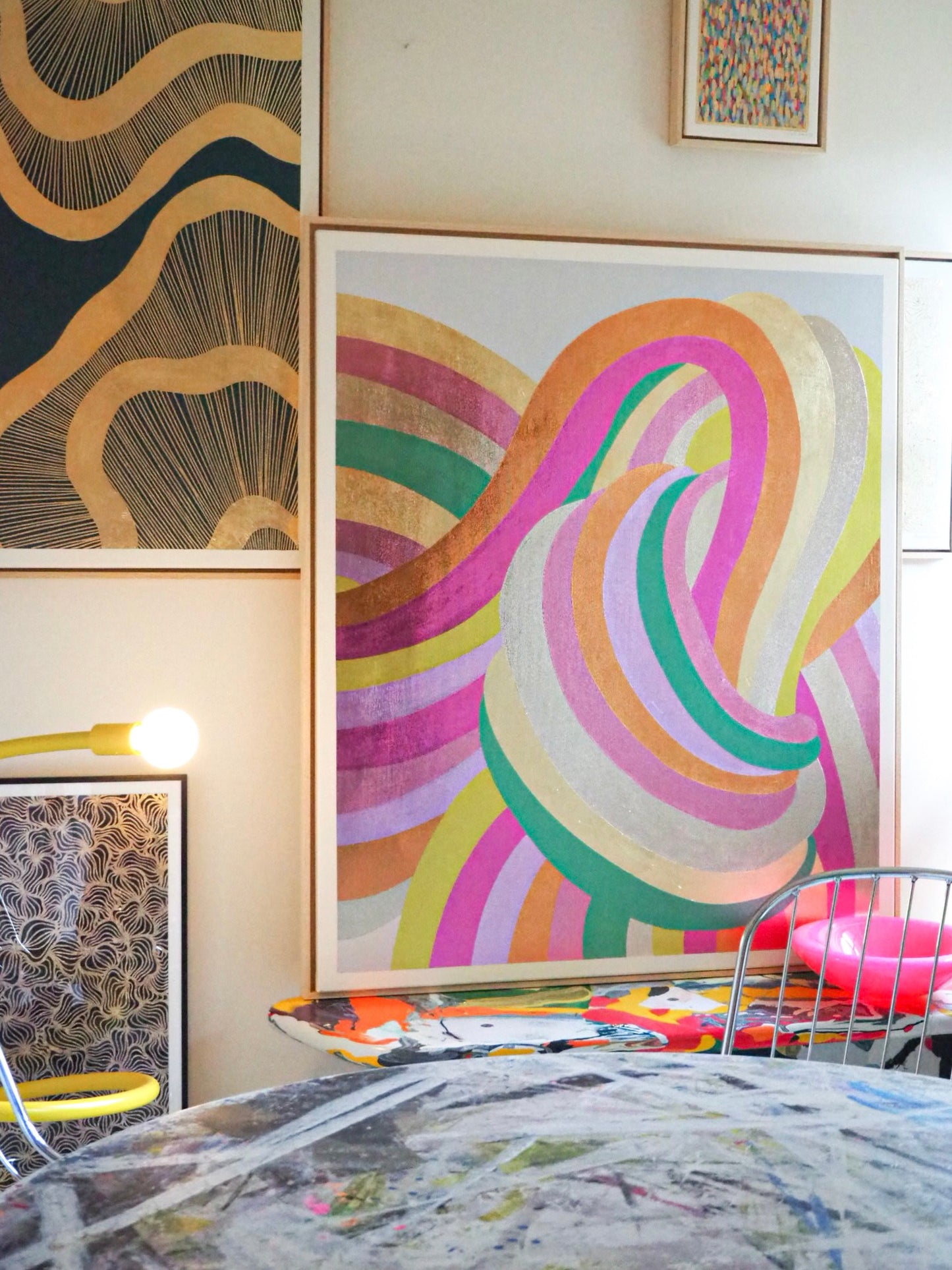 MESMERIZED (100w x 120h cm)