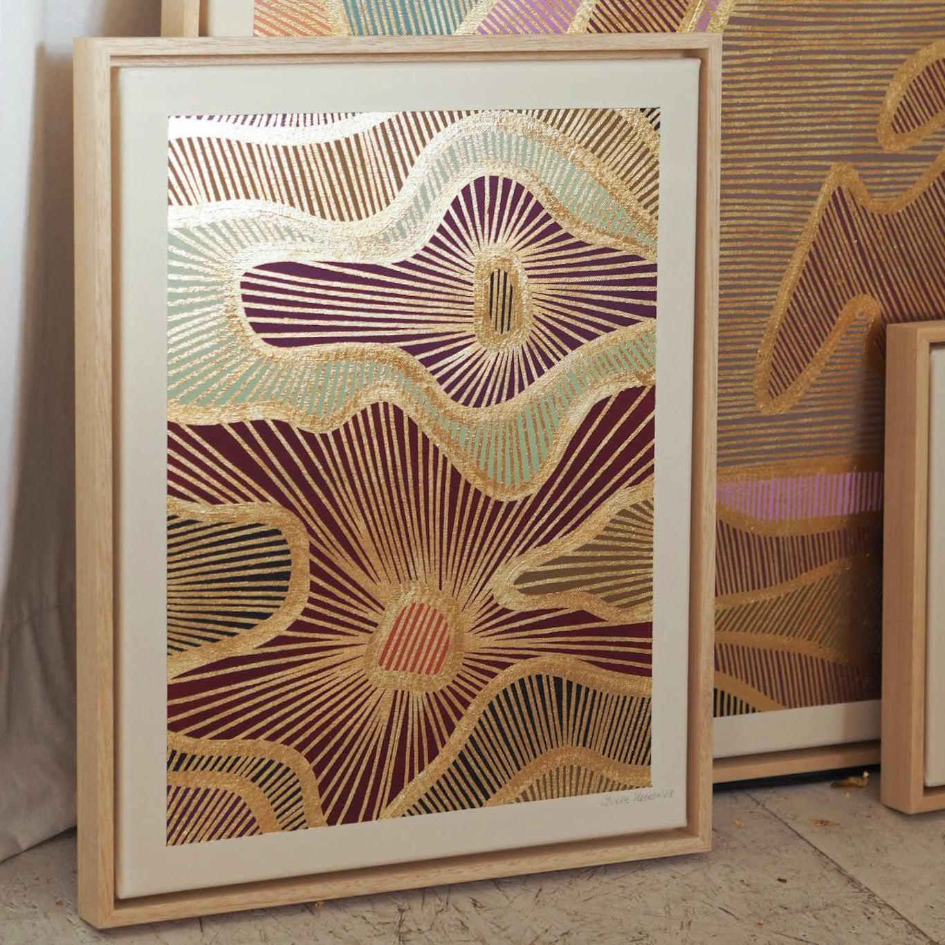SPACE DISCO #1 (40w x 50h cm)
