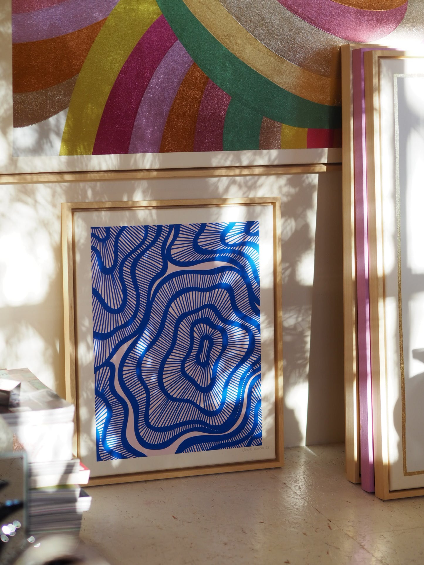 HYPERSPACE - COBALT (40w x 50h cm)