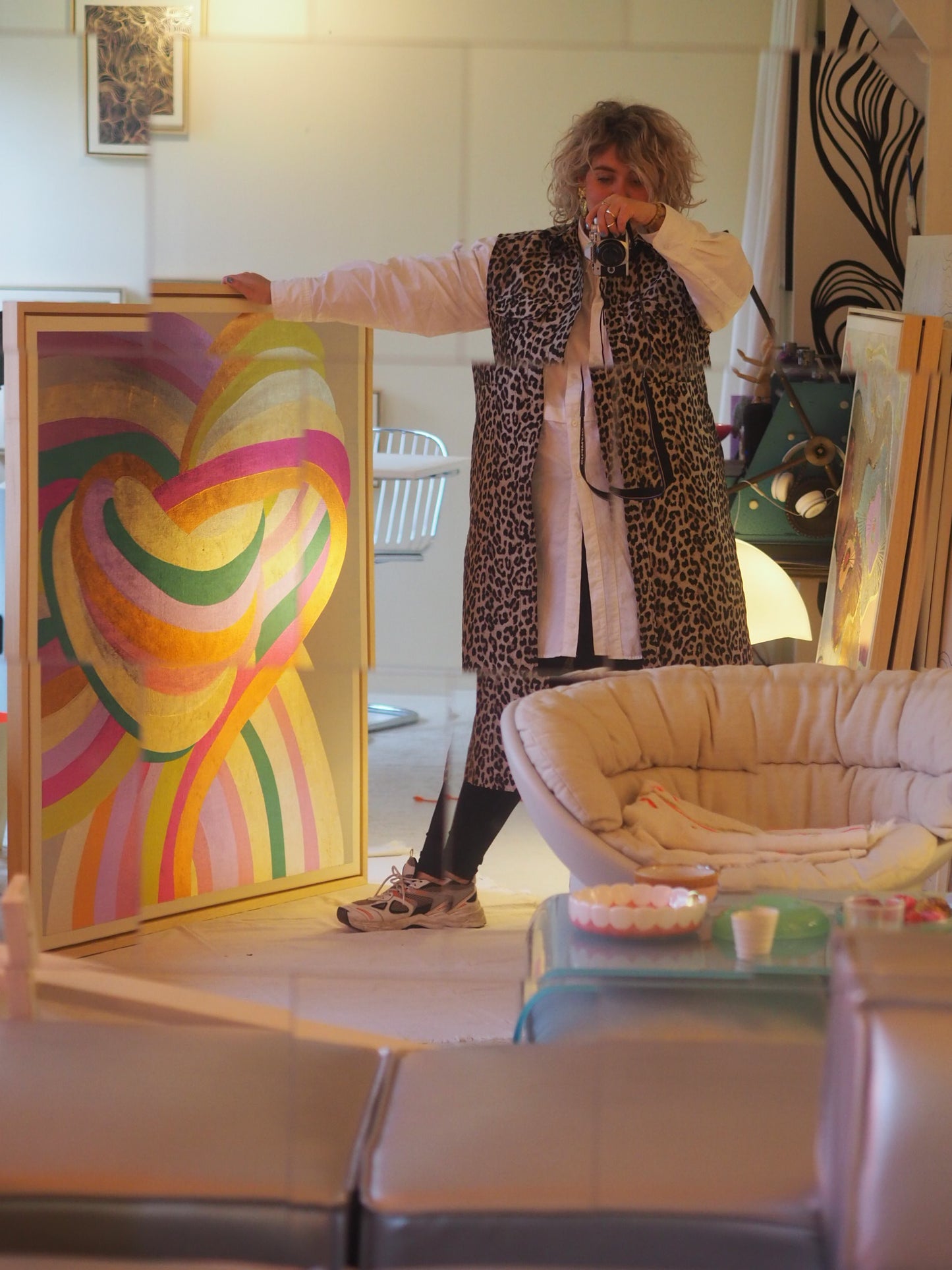 MESMERIZED (120w x 120h cm)