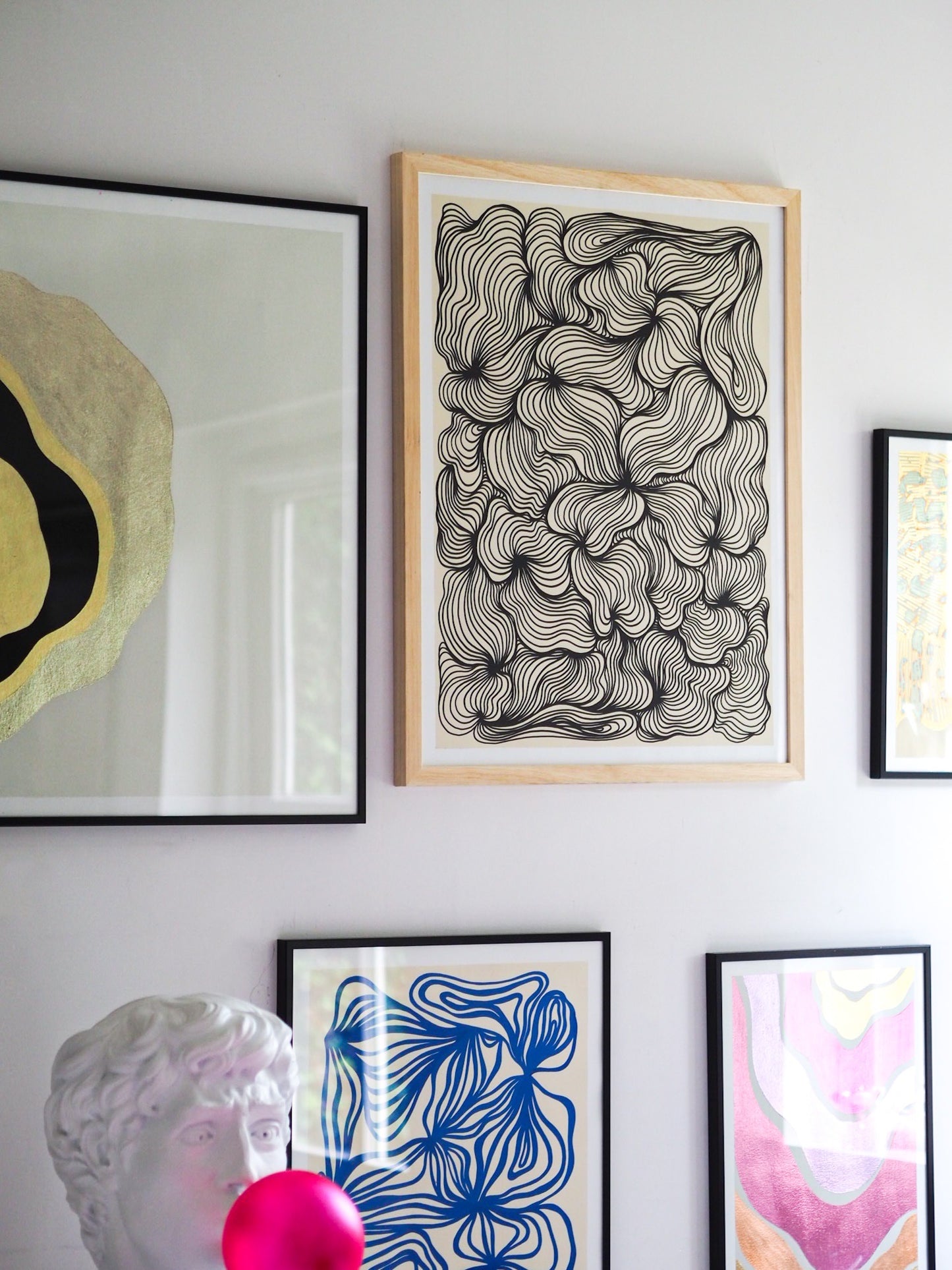 ON AIR - VANILLA / BLACK - ONE OFF (50x65cm)