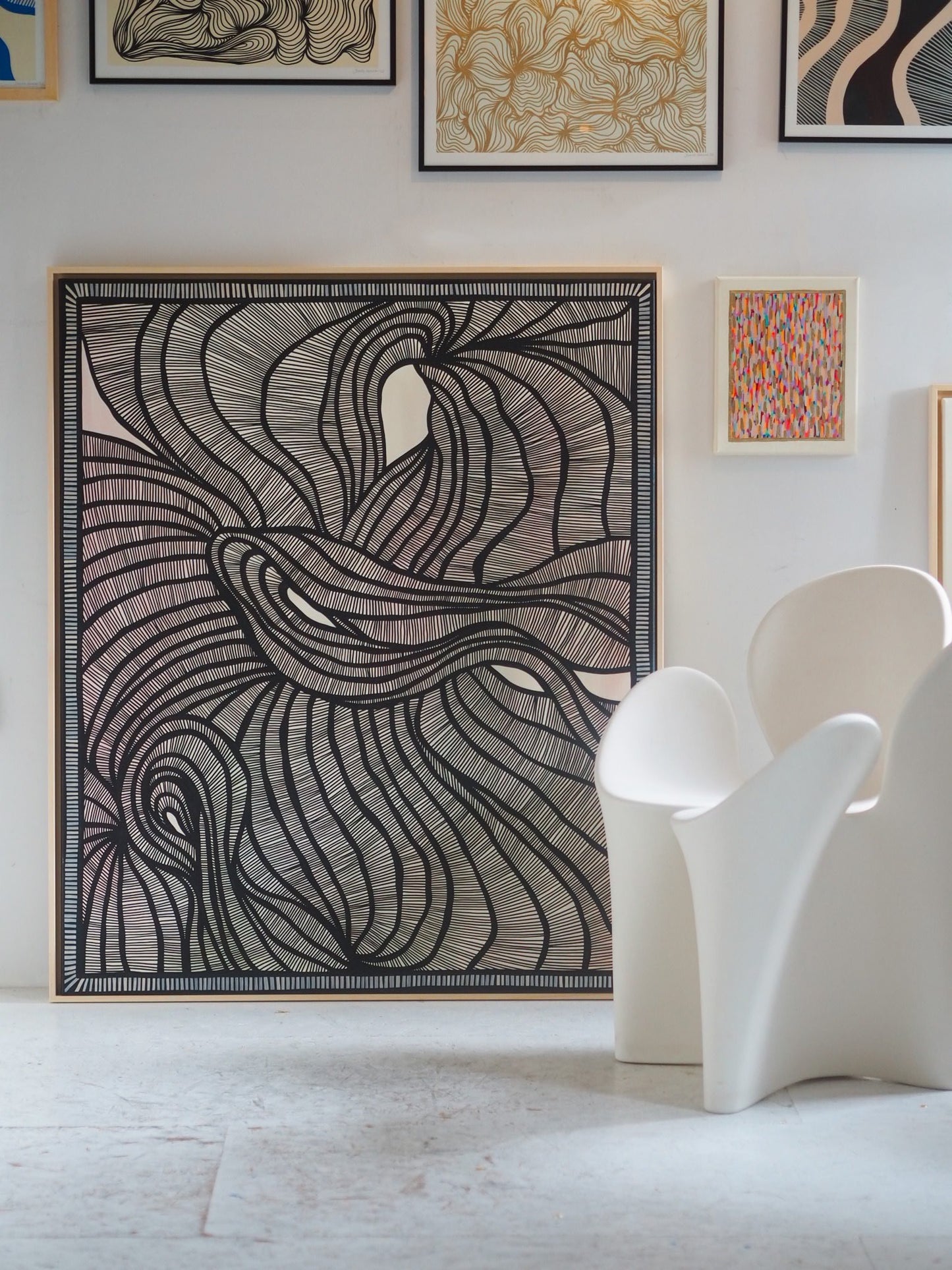 MESMERIZED (100w x 120h cm)