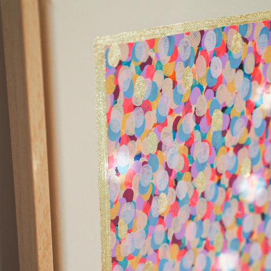 HAPPY GALAXY (70w x 80h cm)