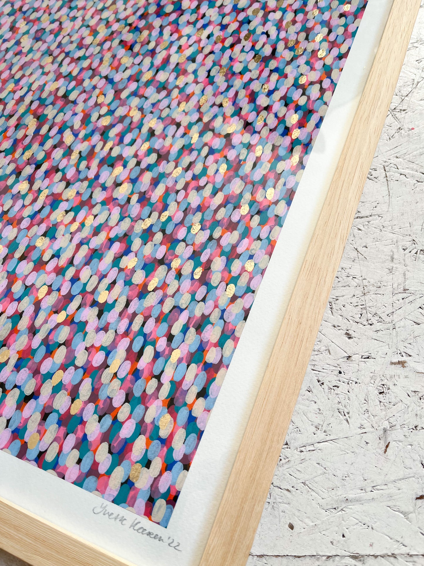 HAPPY GALAXY #28 (40w x 50h cm)