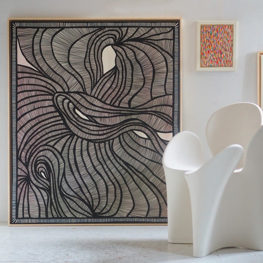 MESMERIZED (100w x 120h cm)