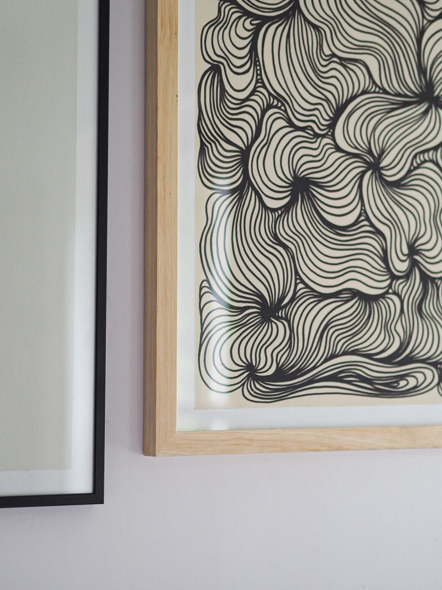 ON AIR - VANILLA / BLACK - ONE OFF (50x65cm)
