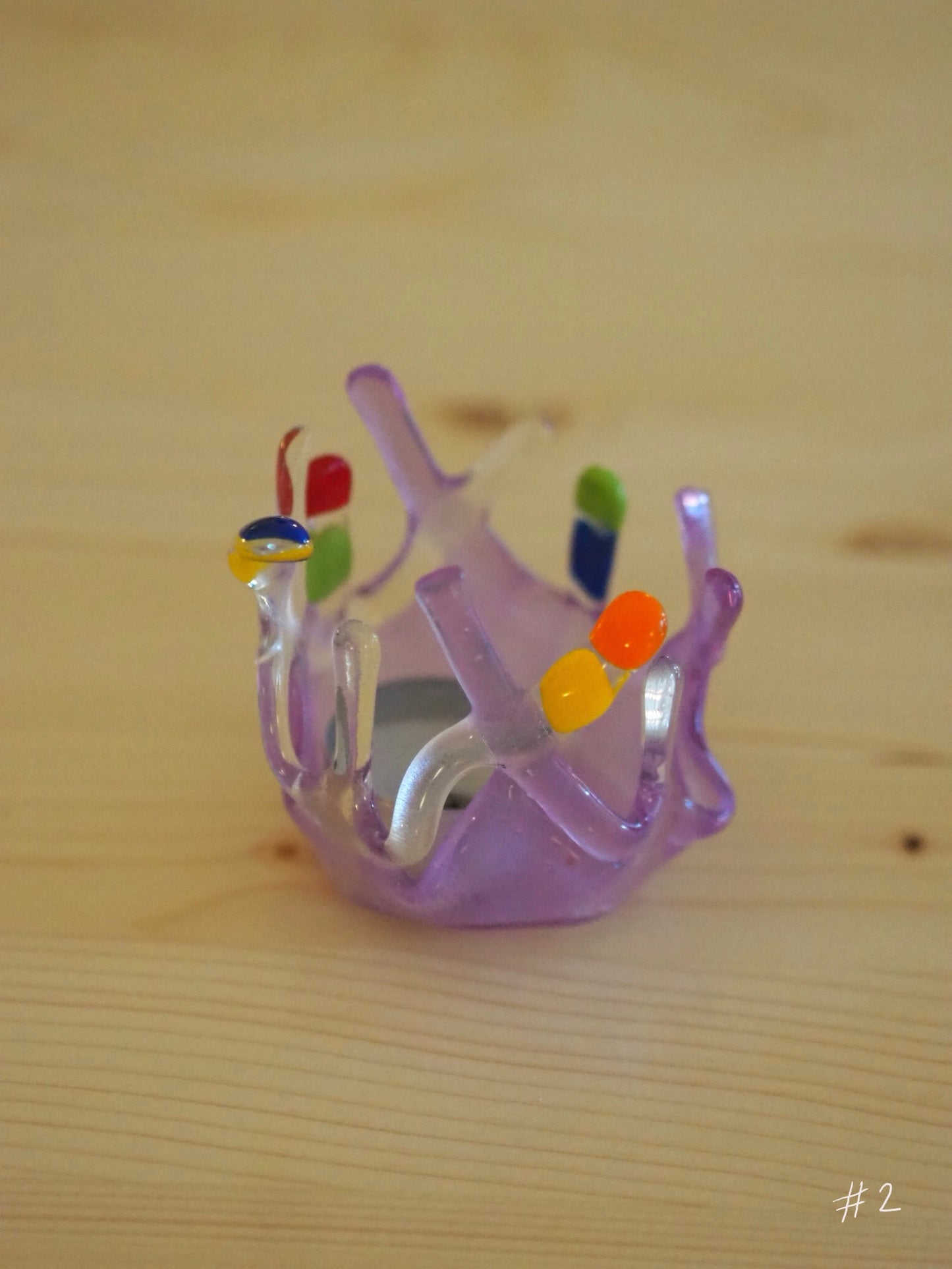 TEA LIGHT HOLDER - FUSION GLASS