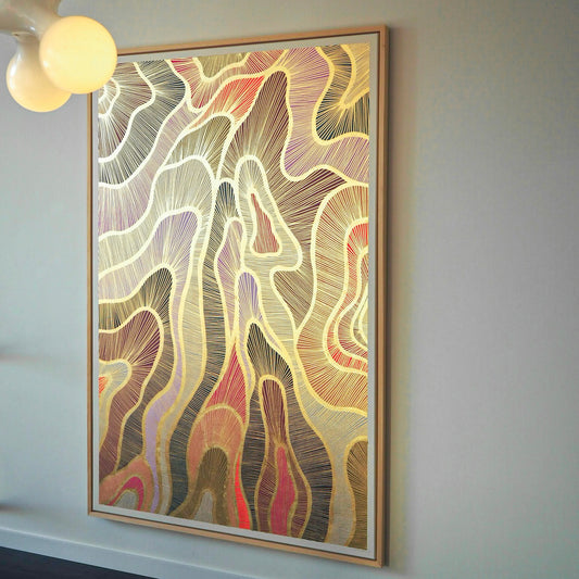 SPACE DISCO (120w x 180h cm)