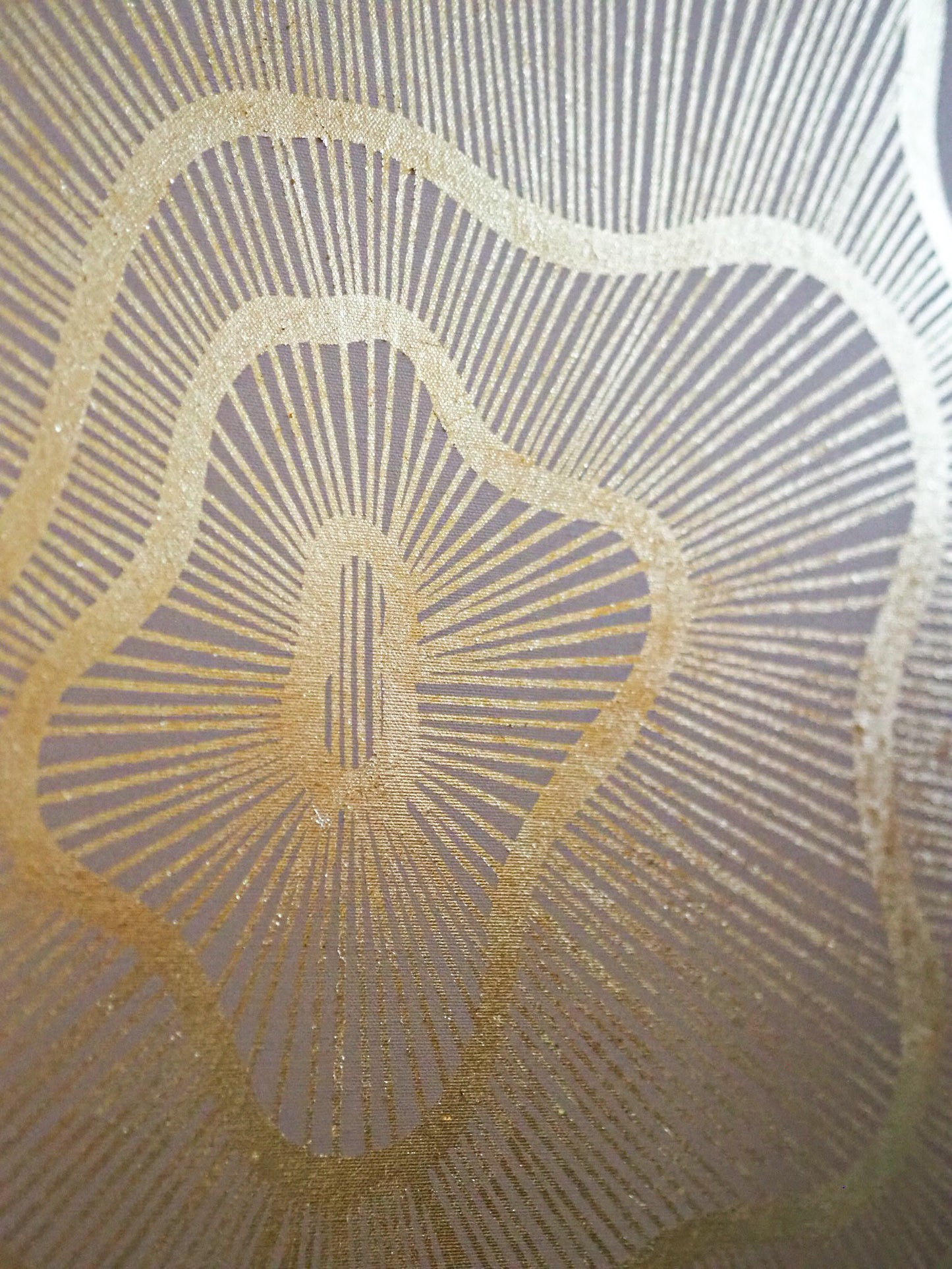 HYPERSPACE - TAUPE / GOLD (70w x 80h cm)