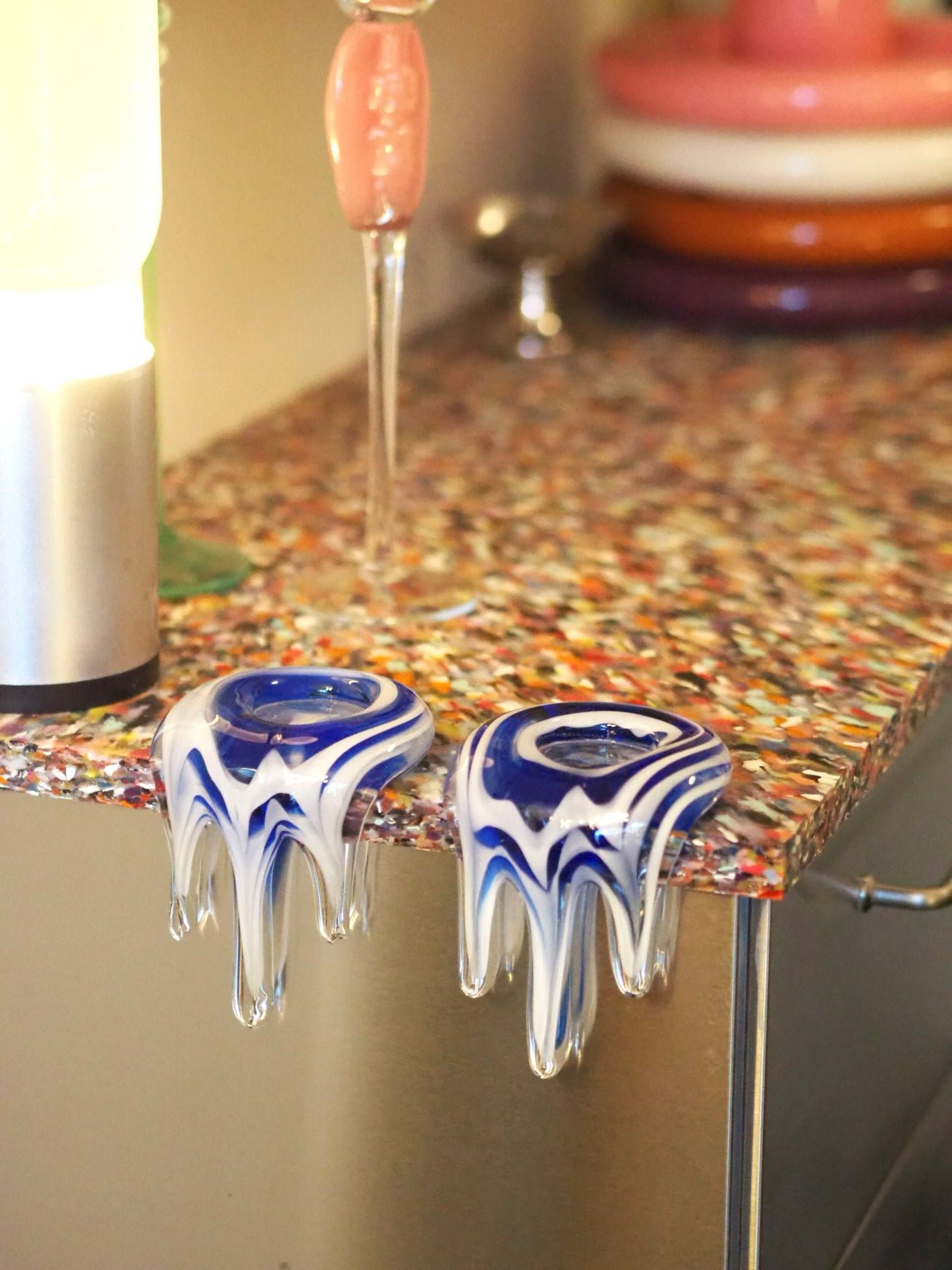 TEA LIGHT HOLDER - DRIPPED