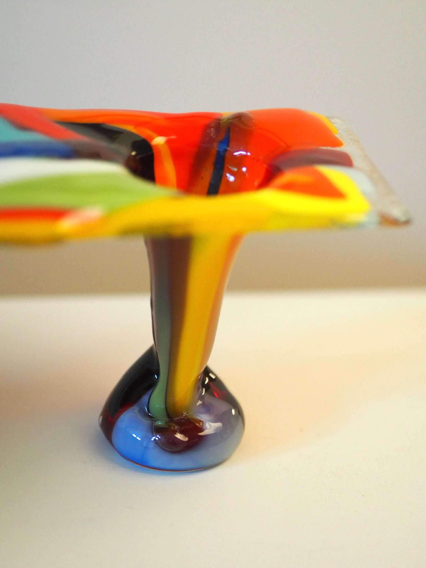 SMALL DOUBLE VASE - GLASS FUSION
