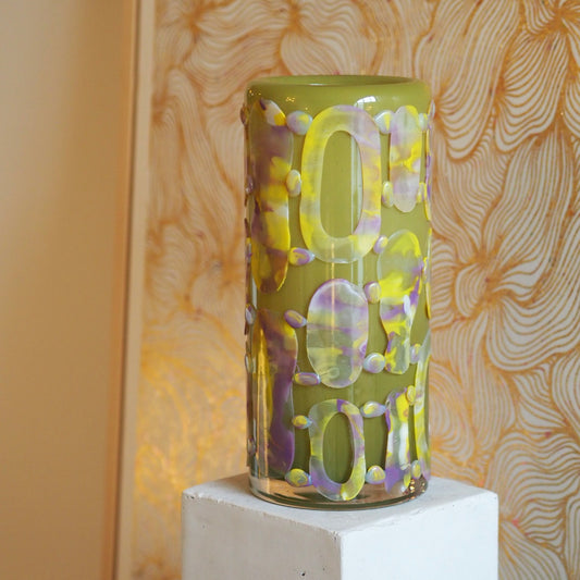 ITALIAN VASE - GLASS / SILICONE