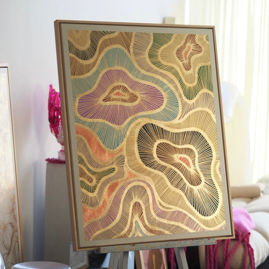 SPACE DISCO (80w x 100h cm)