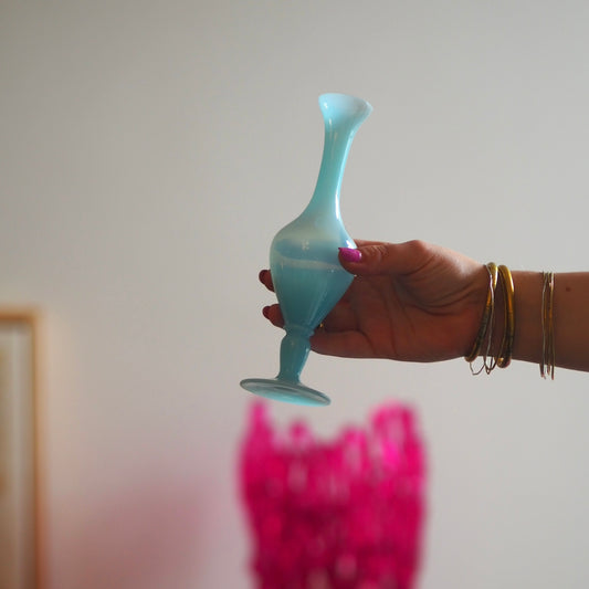 SMALL VASE - FRENCH OPALINE
