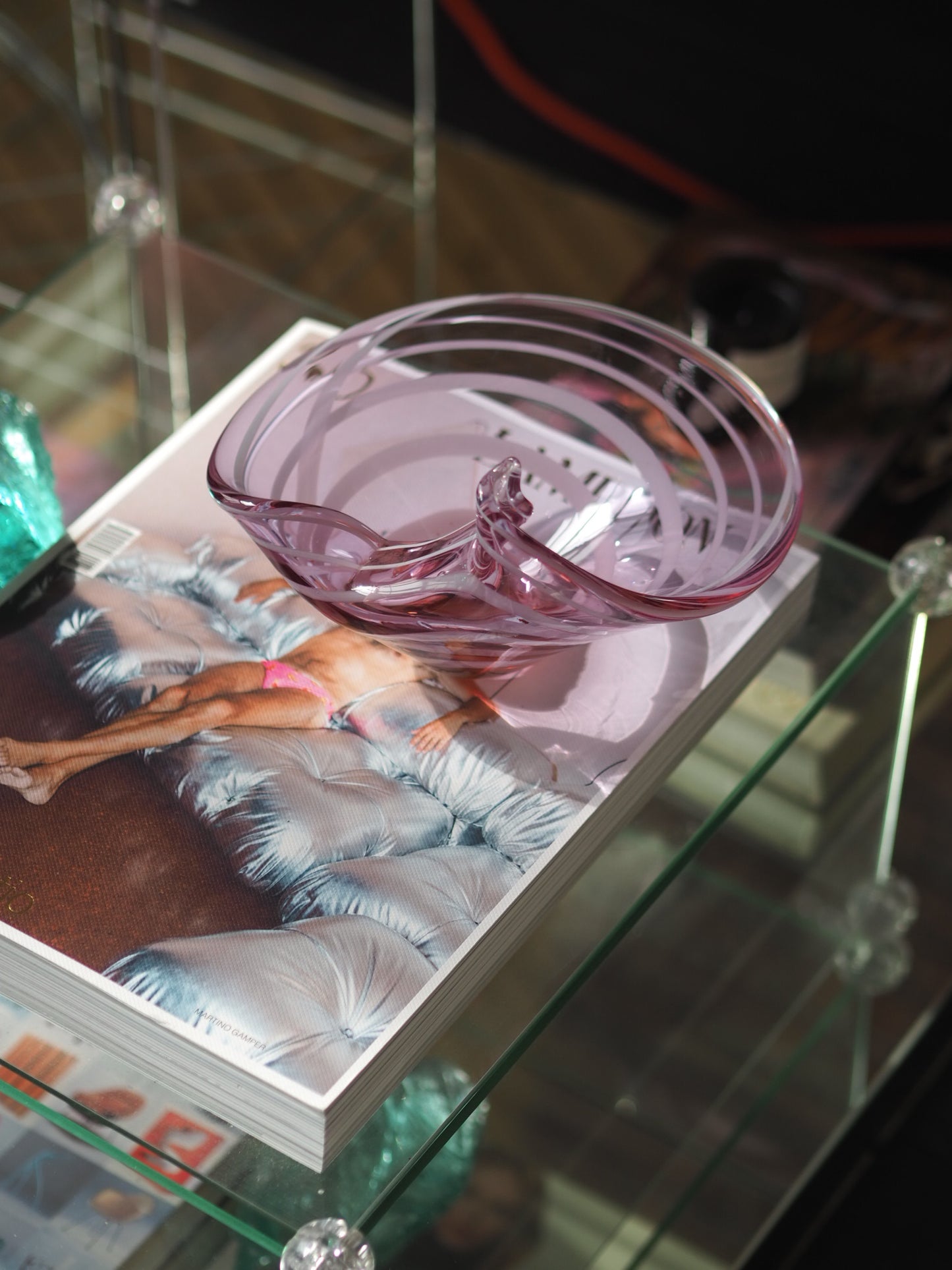BOWL - PURPLE GLASS