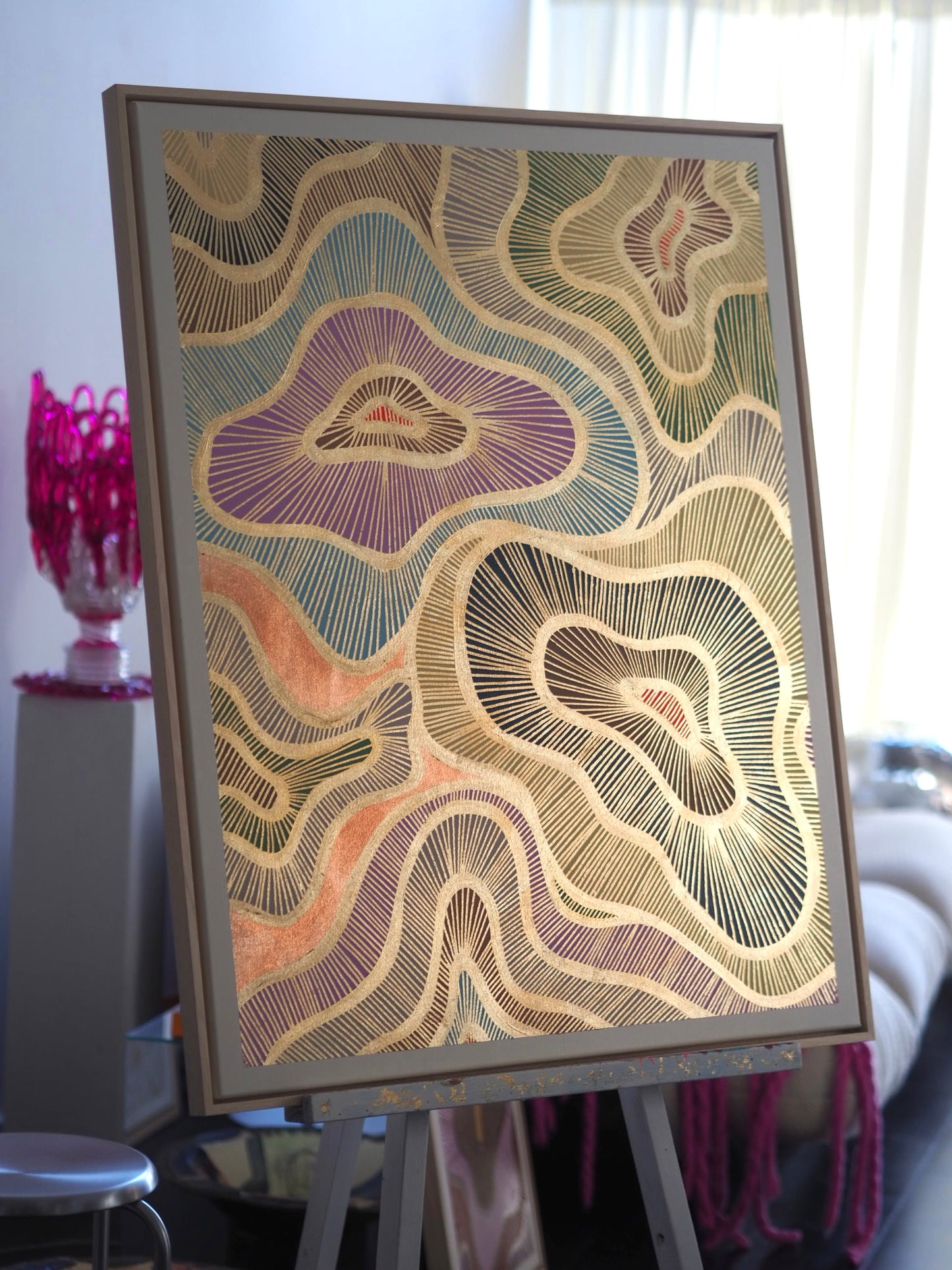 SPACE DISCO (80w x 100h cm)